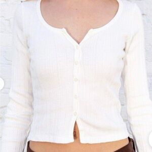 Brandy Melville White Button Down Shirt